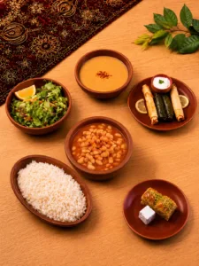 Set-menüsü-çömlekte-kuru-fasulye-white bean pottery stew